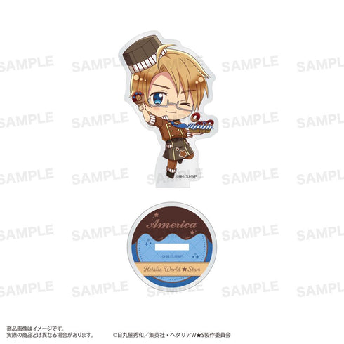 『ヘタリア World☆Stars』トレーディングアクリルスタンド きゃらほっぴん! ショコラティエVer.【BOX】