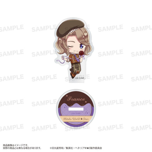 『ヘタリア World☆Stars』トレーディングアクリルスタンド きゃらほっぴん! ショコラティエVer.【BOX】