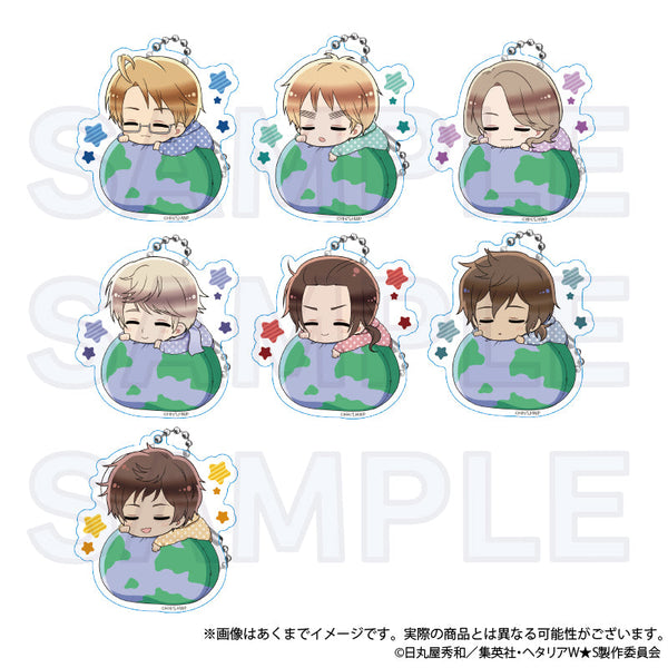 《Hetalia World☆Stars》可收藏式“Fuwamin”钥匙扣 B盒装【BOX】