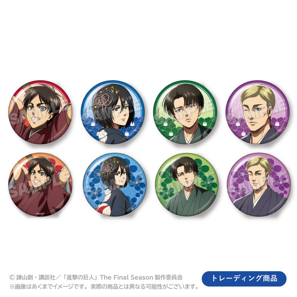 『進撃の巨人』トレーディング缶バッジ お正月Ver.【BOX】