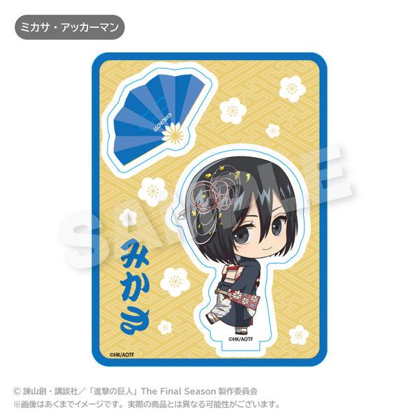 『進撃の巨人』ぷちアクリルマスコット お正月Ver. ミカサ・アッカ―マン