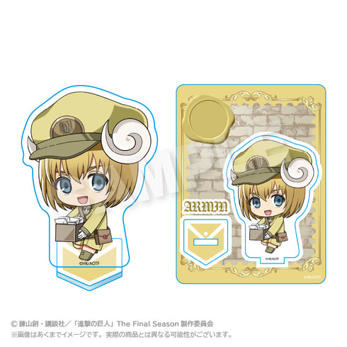 『進撃の巨人』ぷちアクリルマスコット おとどけメェるVer. アルミン・アルレルト