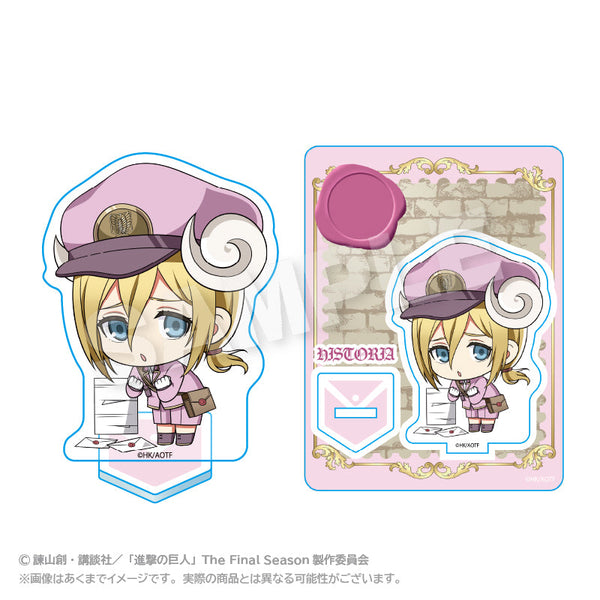 『進撃の巨人』ぷちアクリルマスコット おとどけメェるVer. ヒストリア・レイス