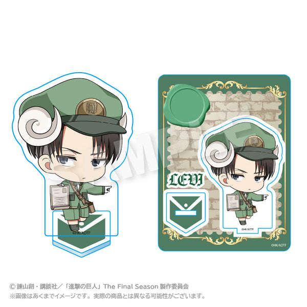 『進撃の巨人』ぷちアクリルマスコット おとどけメェるVer. リヴァイ