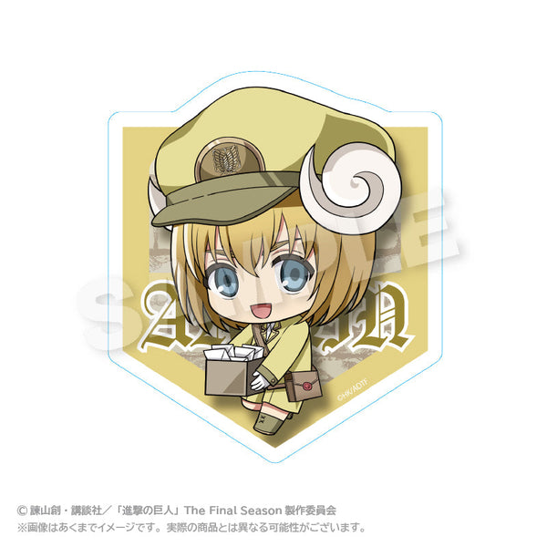 『進撃の巨人』ダイカットステッカー おとどけメェるVer. アルミン・アルレルト