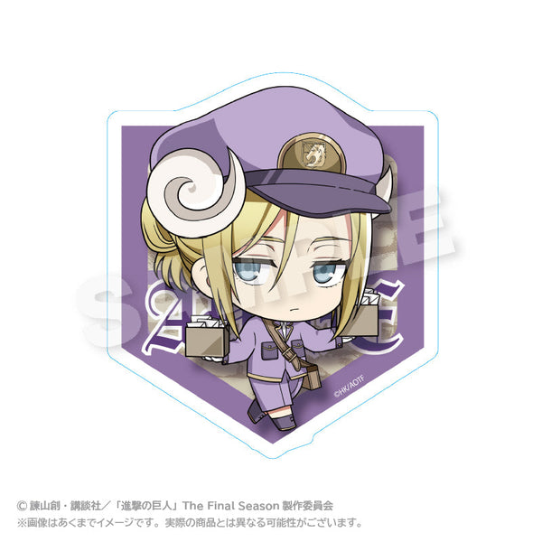 『進撃の巨人』ダイカットステッカー おとどけメェるVer. アニ・レオンハート