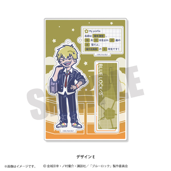 『ブルーロック』第4弾 アクリルスタンドキーホルダー (全12種) E 雷市陣吾
