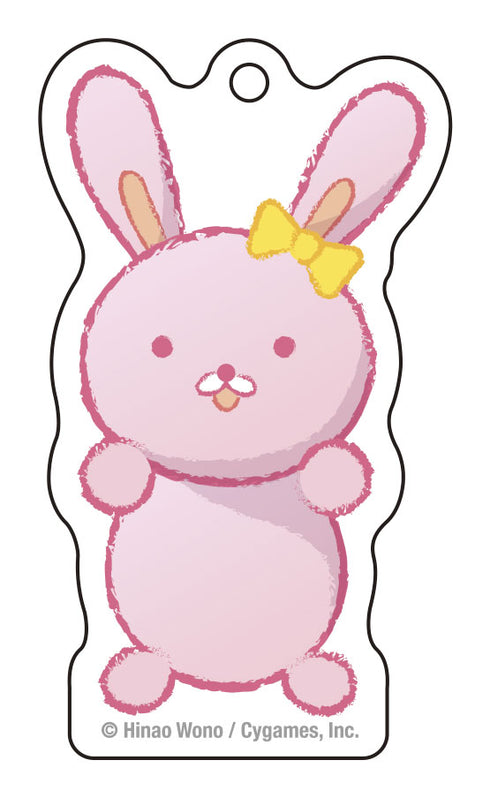 "Tomorrow, I'll Be Someone's Girlfriend" Round Animal Mascot Acrylic Keychain #1: Rabbit