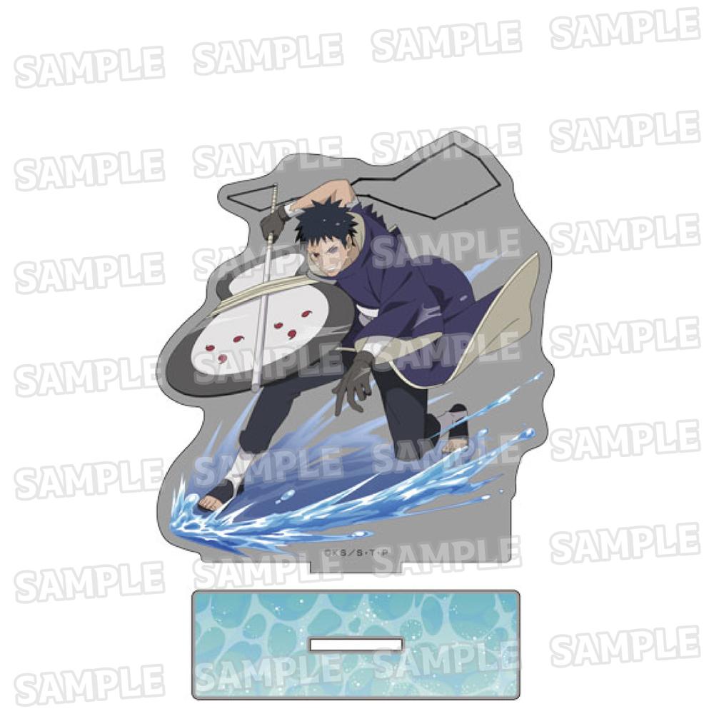 NARUTO BIGアクリルスタンド うちはオビト　修業ver NARUTO-ナルト- 疾風伝』描き下ろしBIGアクリルスタンド【修業ver.】10