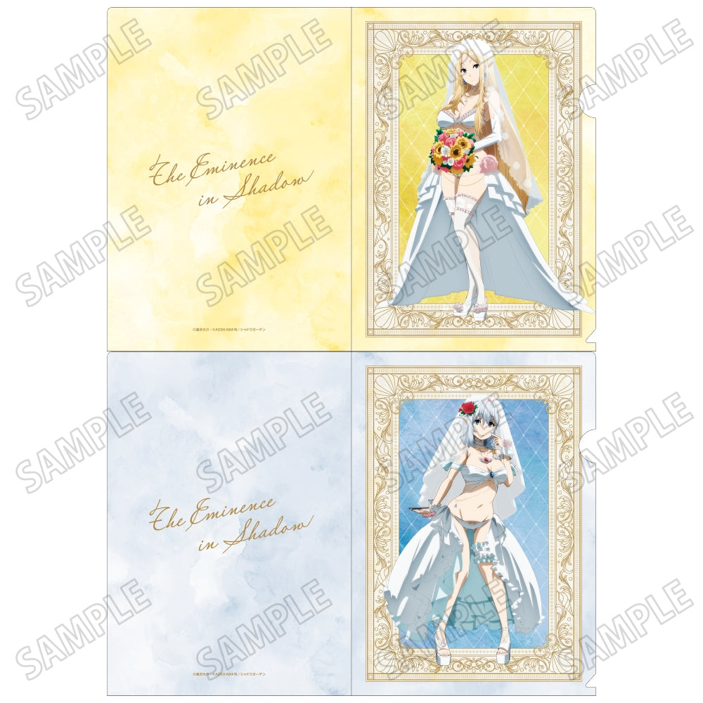 陰の実力者になりたくて！ ウェディング水着 クリアファイルとイラストカード 陰の実力者になりたくて!』描き下ろしクリアファイルセット