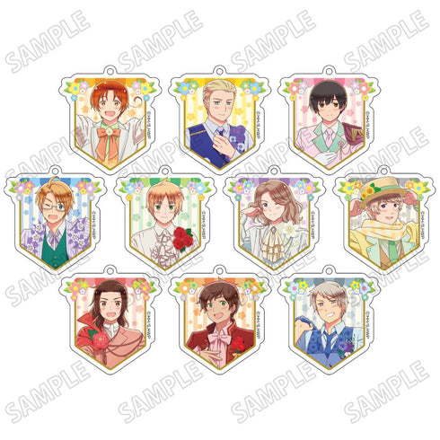『ヘタリア World★Stars』描き下ろしアクリルキーホルダーコレクション【フラワーパレードver.】【BOX】