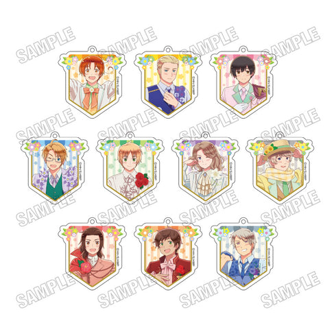 『ヘタリア World★Stars』描き下ろしアクリルキーホルダーコレクション【フラワーパレードver.】【BOX】【202606再販】