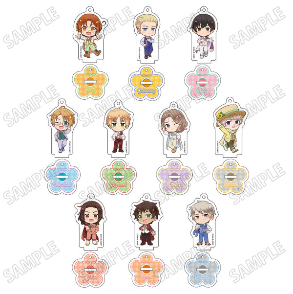 『ヘタリア World★Stars』ミニキャラアクリルキーホルダーコレクション【フラワーパレードver.】【BOX】