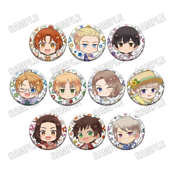 『ヘタリア World★Stars』ミニキャラ缶バッジコレクション【フラワーパレードver.】【BOX】【202606再販】