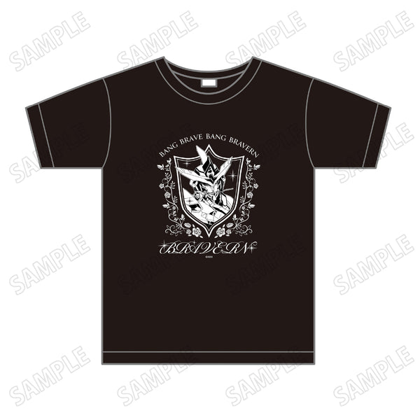 『勇気爆発バーンブレイバーン』描き下ろしブレイバーンTシャツ【お花ver.】