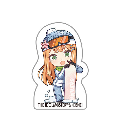 『学園アイドルマスター』ミニキャラマットアクリルブロック_紫雲清夏