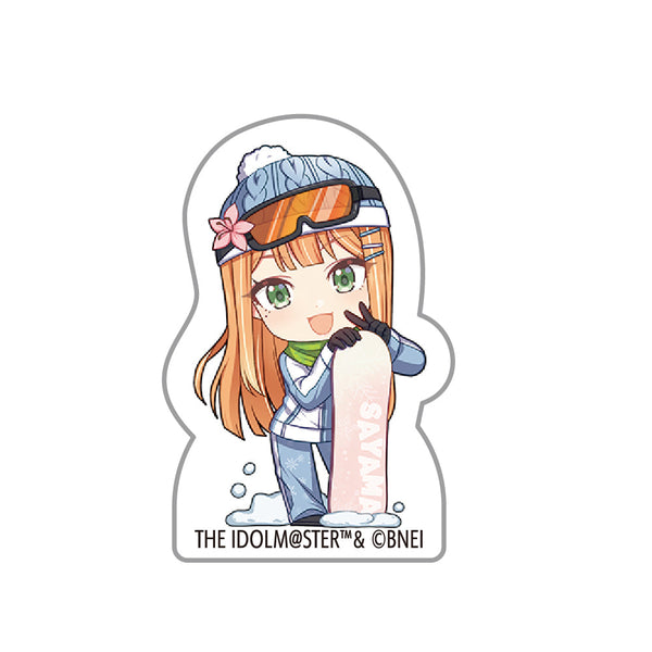 『学園アイドルマスター』ミニキャラマットアクリルブロック_紫雲清夏