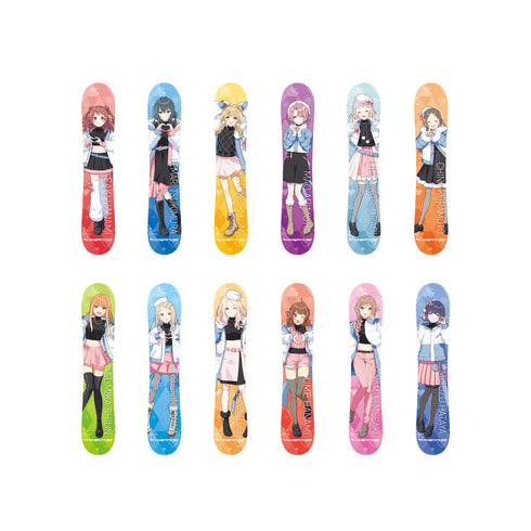 『学園アイドルマスター』スノーボード風ステッカー(ランダム)【BOX】