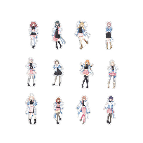 『学園アイドルマスター』トレーディングダイカットステッカー 描き下ろし(ランダム)【BOX】