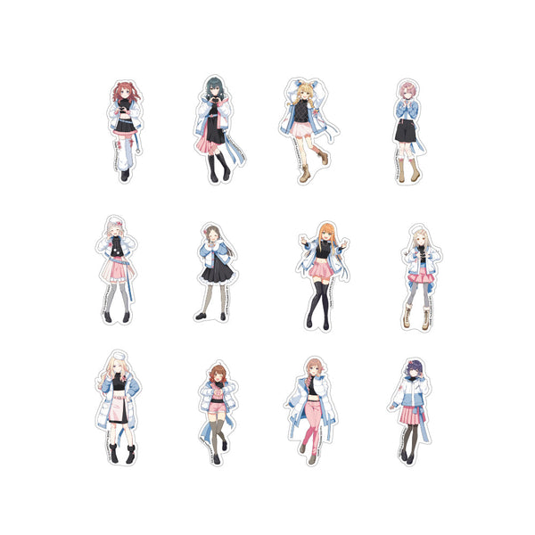 『学園アイドルマスター』トレーディングダイカットステッカー 描き下ろし(ランダム)【BOX】