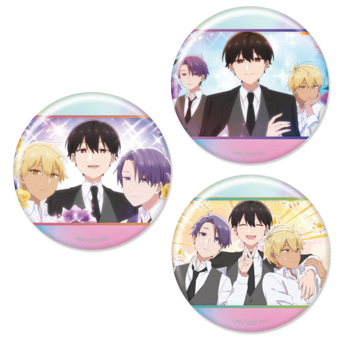 『合コンに行ったら女がいなかった話』オーロラ缶バッジ3個セットB