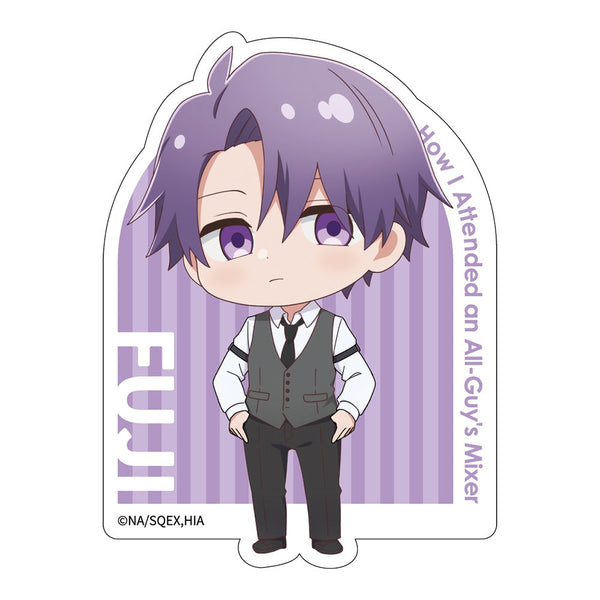 『合コンに行ったら女がいなかった話』ダイカットステッカー 藤