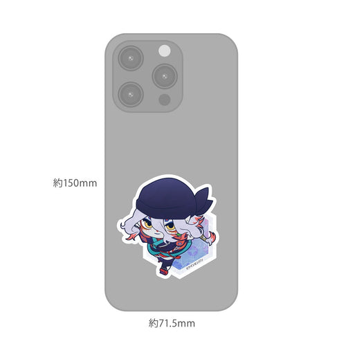 『モノノ怪 第二章 火鼠』ダイカットステッカー 薬売りB(公式ミニキャラ)