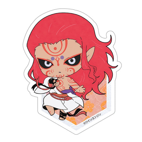 『モノノ怪 第二章 火鼠』ダイカットステッカー 神儀A(描き起こしミニキャラ)