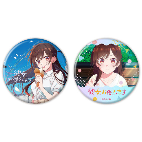 『彼女、お借りします 4期』オーロラ缶バッジ2個セット 水原千鶴