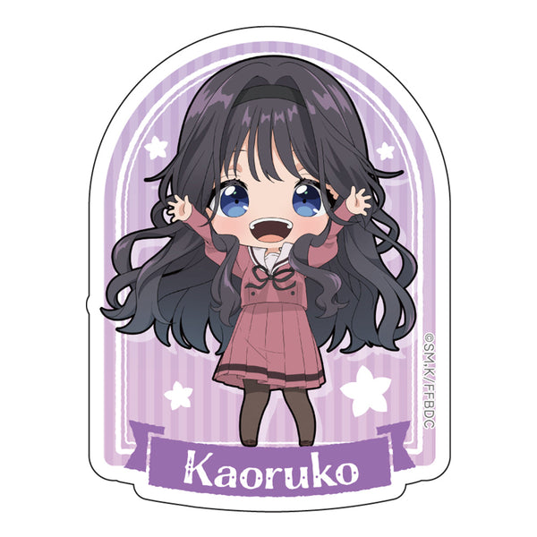 『薫る花は凛と咲く』ダイカットステッカー 和栗薫子