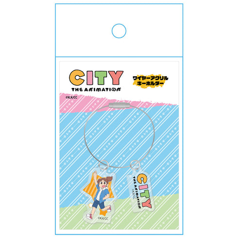 『CITY THE ANIMATION』ワイヤーアクリルキーホルダー 南雲美鳥