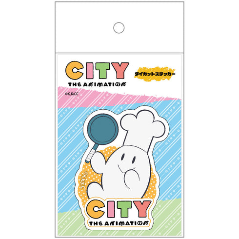 『CITY THE ANIMATION』ダイカットステッカー マカベェ