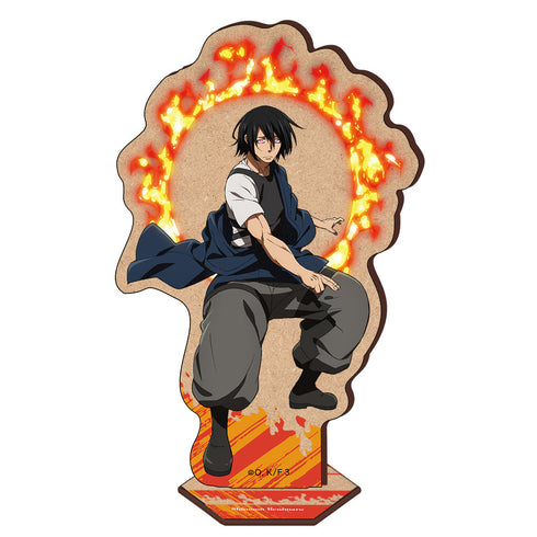 『炎炎ノ消防隊 参ノ章』木製キャラスタンド 新門 紅丸