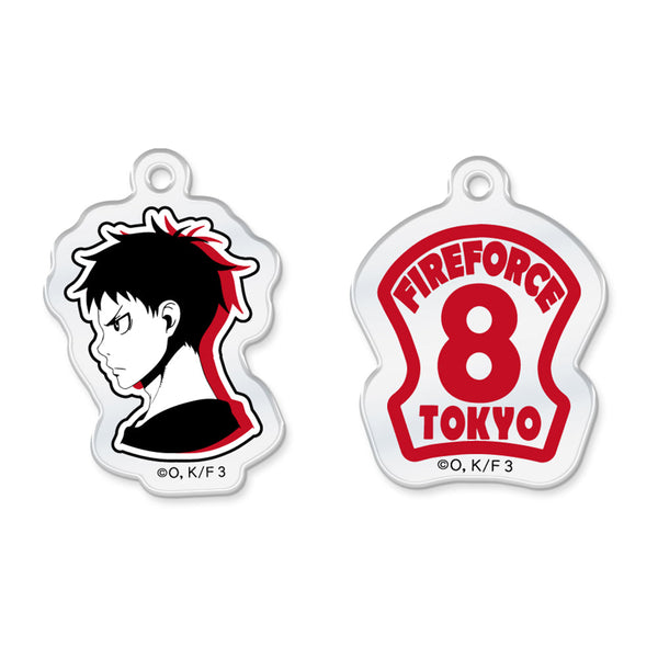 『炎炎ノ消防隊 参ノ章』ワイヤーアクリルキーホルダー 森羅 日下部