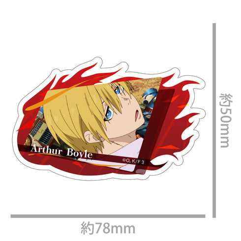 『炎炎ノ消防隊 参ノ章』ダイカットステッカー アーサー・ボイル
