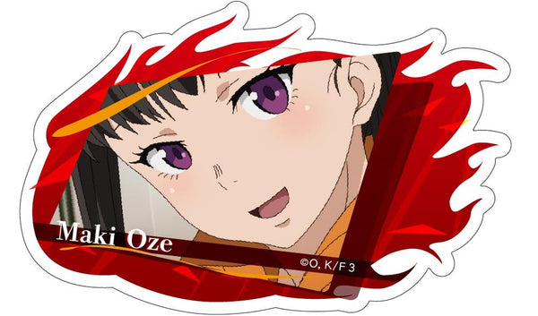 『炎炎ノ消防隊 参ノ章』ダイカットステッカー 茉希 尾瀬