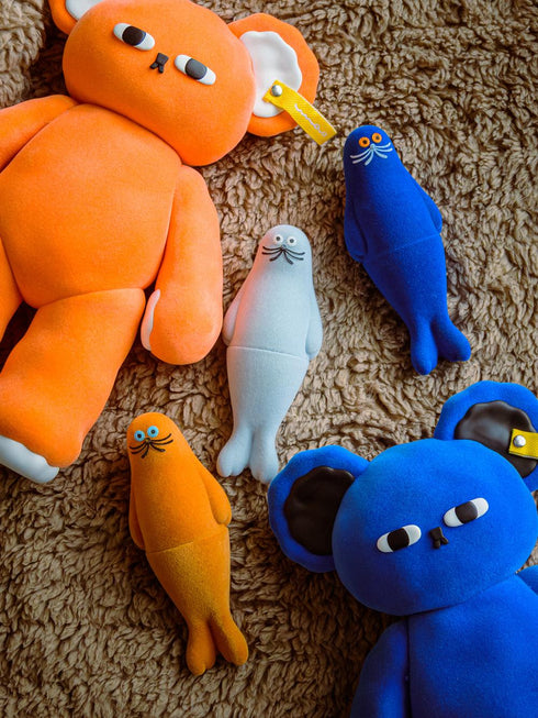 『アザラシ』ブルー FLOCKY Ver.