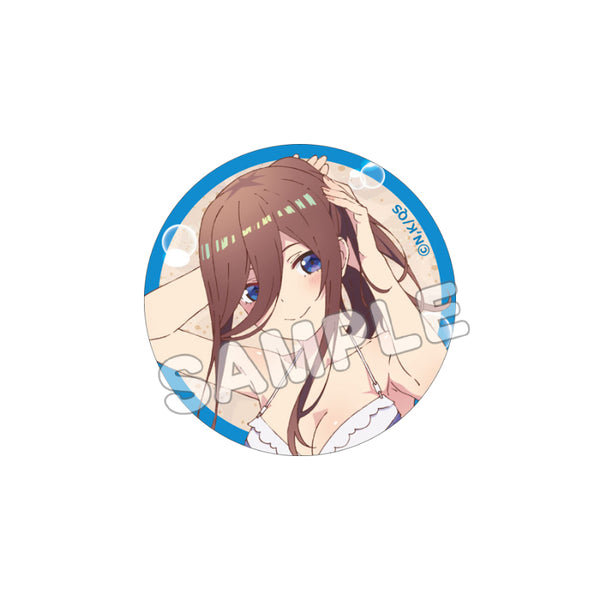 《五等分的新娘∽》全新绘制徽章(泳装)中野三玖【202603再版】
