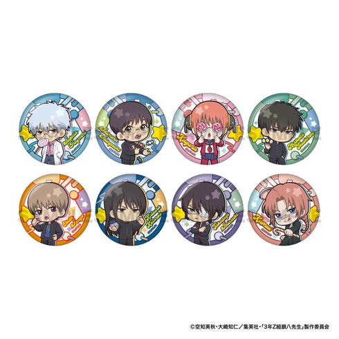 『3年Z組銀八先生』トレーディングミニキャラ缶バッジ【BOX】