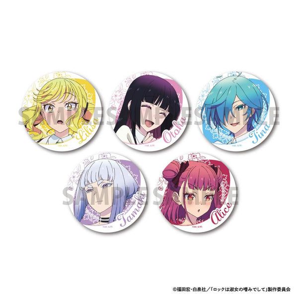 『ロックは淑女の嗜みでして』トレーディング缶バッジ【BOX】