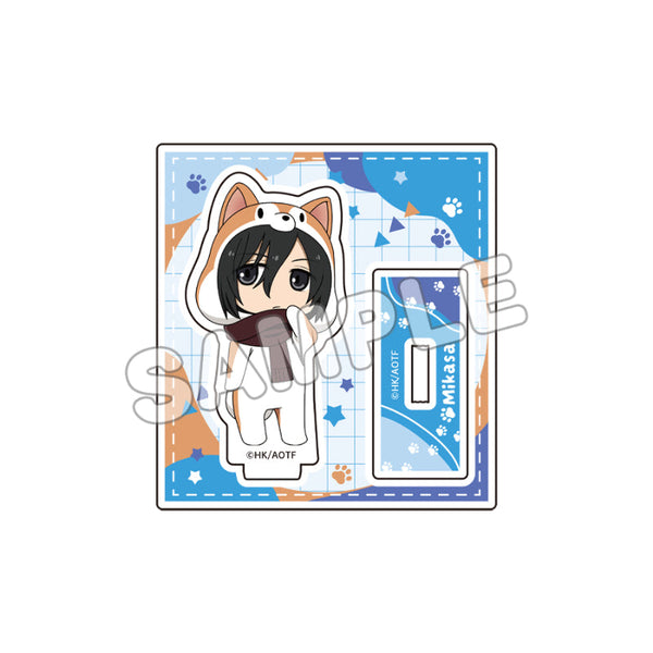 『進撃の巨人』あにまるっこアクリルスタンド1 ミカサ