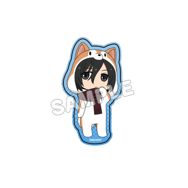 『進撃の巨人』ホログラムダイカットステッカー1 ミカサ