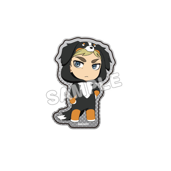 『進撃の巨人』ホログラムダイカットステッカー1 エルヴィン