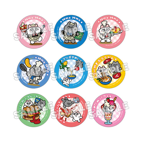 『ンめねこ』ビッグトレーディング缶バッジ(全9種)BOX