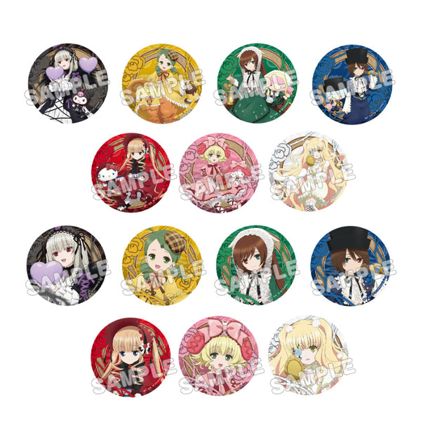 『ローゼンメイデン×サンリオキャラクターズ』トレーディング缶バッジ(全14柄) BOX