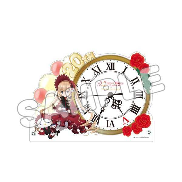 『ローゼンメイデン×サンリオキャラクターズ』アクリルクロック 真紅×ハローキティ