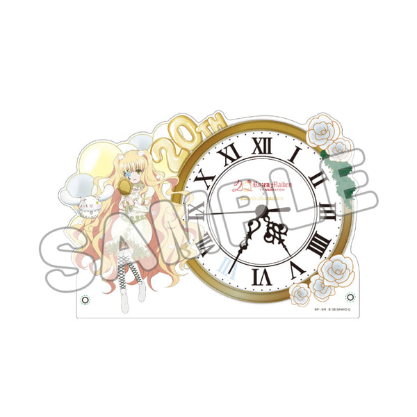 『ローゼンメイデン×サンリオキャラクターズ』アクリルクロック 雪華綺晶×シナモロール