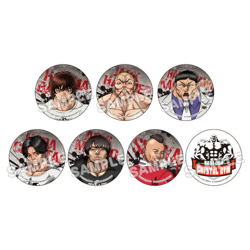『刃牙道×クリスタルジム』トレーディング缶バッジ(全7種)BOX