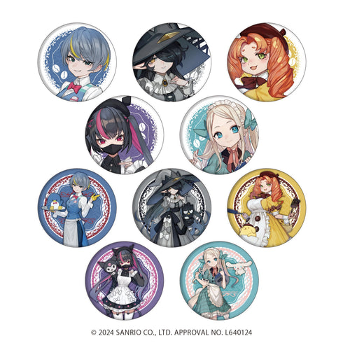 『lack×サンリオキャラクターズ』缶バッジ01/ブラインド(全10種)(コラボイラスト)【BOX】【202607再販】