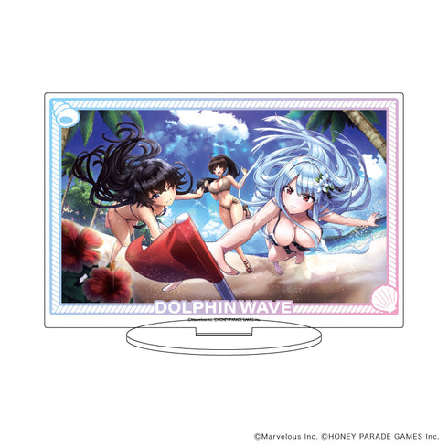 『ドルフィンウェーブ』アクリルスタンド47/刃兼乙姫&永雪氷織&山葉由芽(公式イラスト)